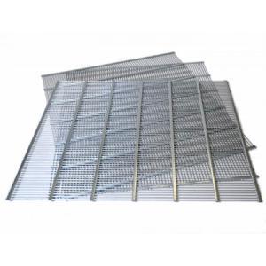 Escludiregina a griglia 27x49 cm in metallo per arnia 6 favi