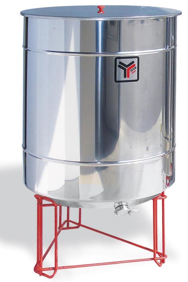 Maturatore miele inox 800 kg fondo conico con rubinetto scarico