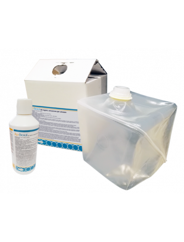 trattamento antivarroa laif liquido pronto alluso per apicoltura biologica in confezione da 5 litri con tanica e flacone