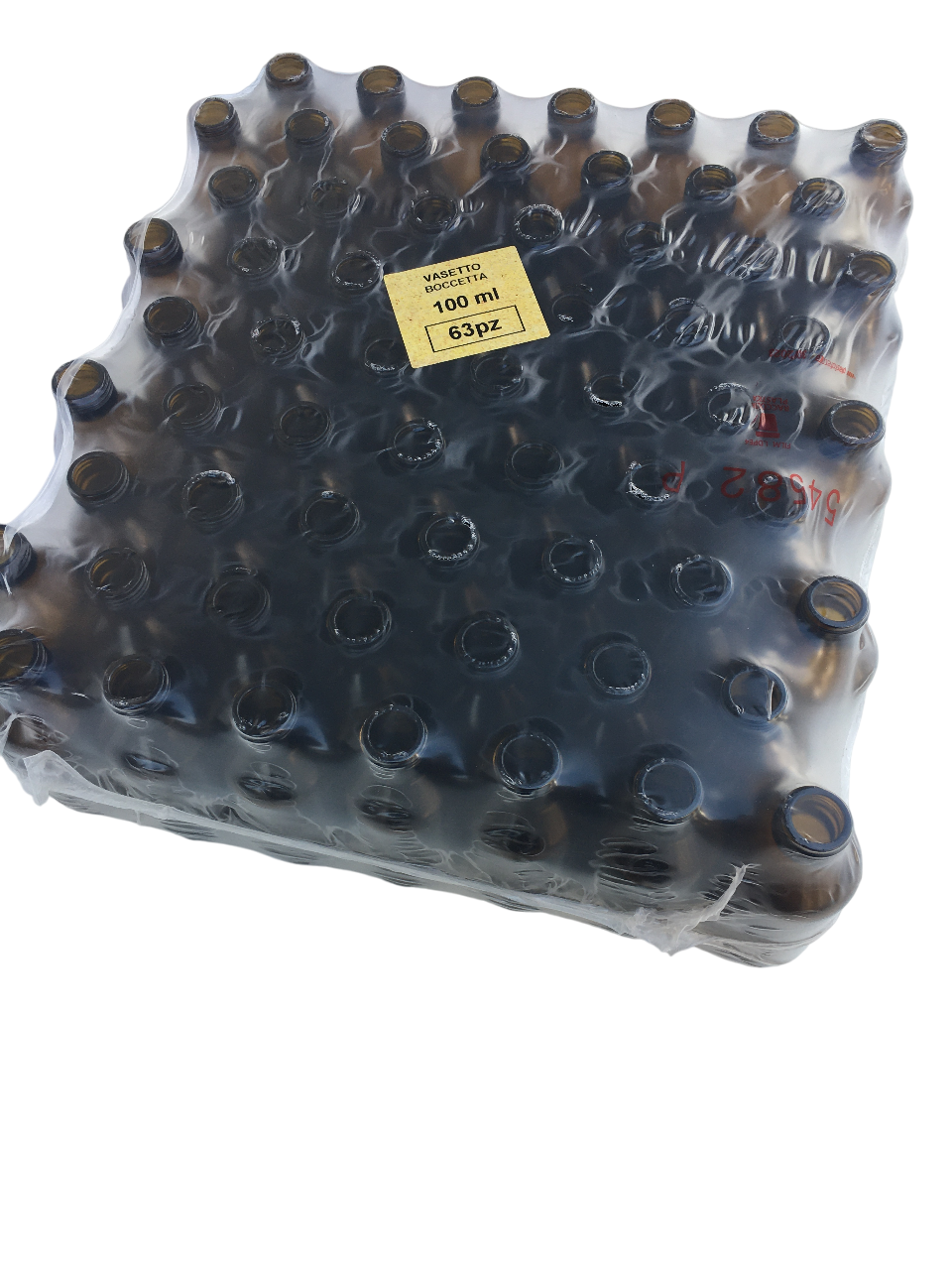 apicoltura.com bottiglietta in vetro scuro da 100 ml, completa di tappo a vite (confezione da 63 pezzi) - foto 3
