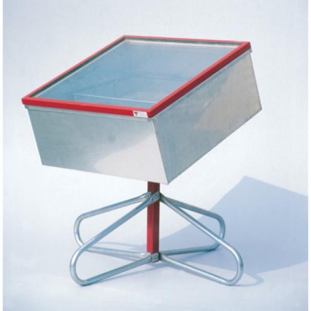 lega sceratrice solare a doppia parete inox, doppio vetro (700x700mm) - foto 1