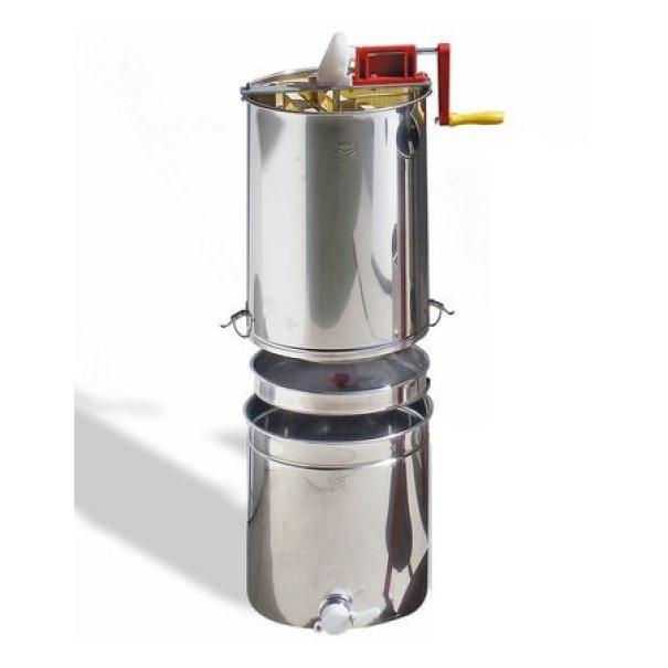 smelatore tangenziale compatto acciaio inox apicoltura con filtro e maturatore