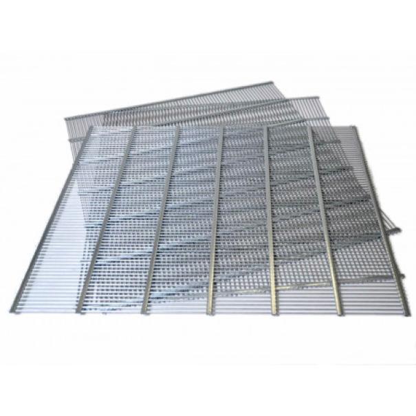 Griglia escludiregina in acciaio zincato 43x50 cm per arnia 10 favi