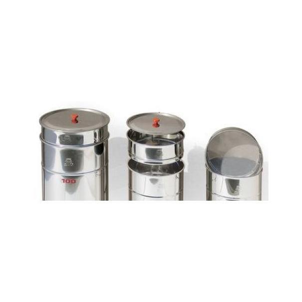 Filtro a tutto diametro in rete inox per maturatore miele 50 kg