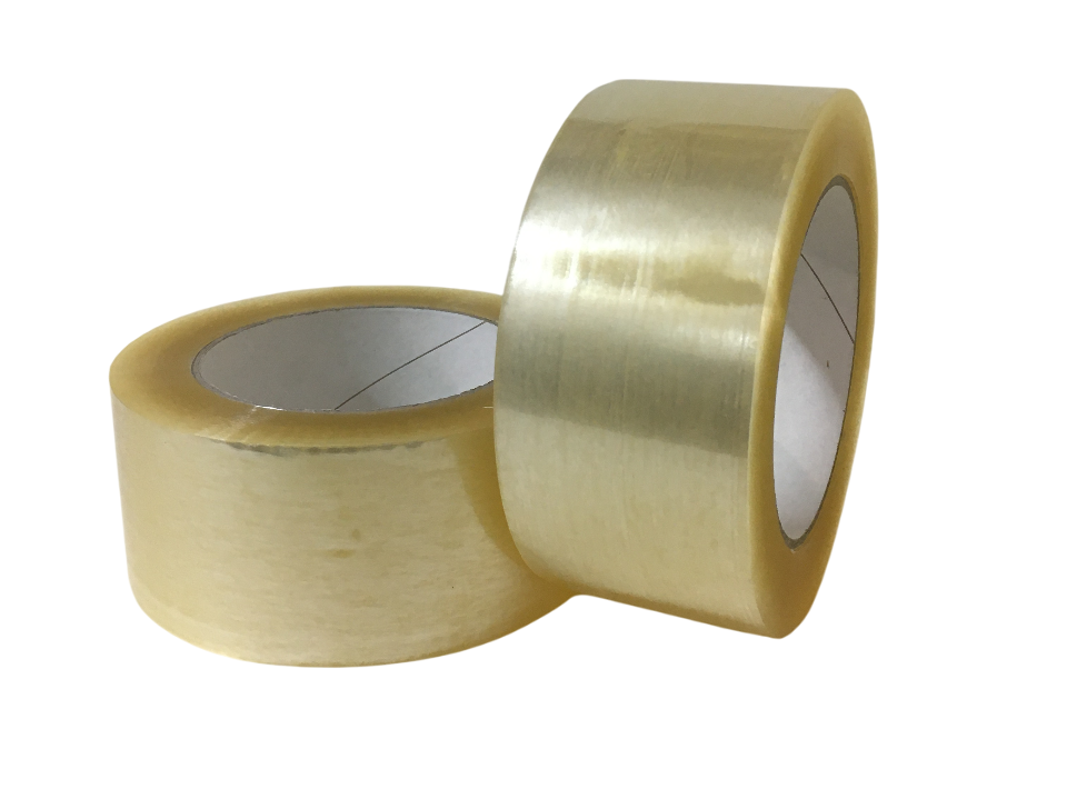 nastro adesivo trasparente largo 50 mm rotolo lungo 132 metri per imballaggio scatole coop melissa