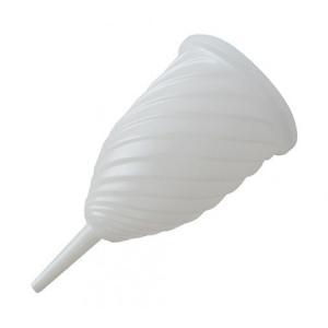 Imbuto a tortiglione in plastica per filtraggio propoli