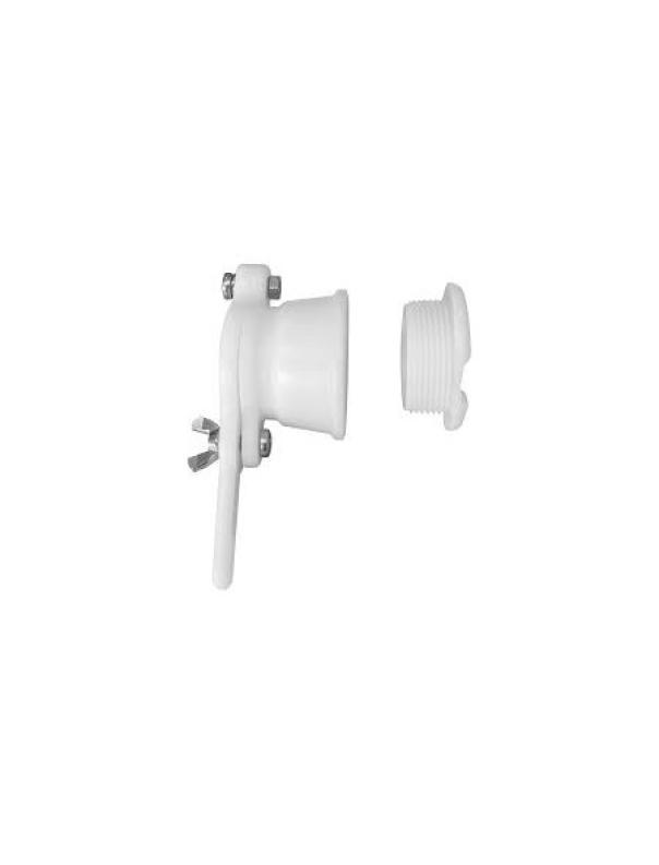 Rubinetto bianco per smelatore e maturatore diametro 40 mm