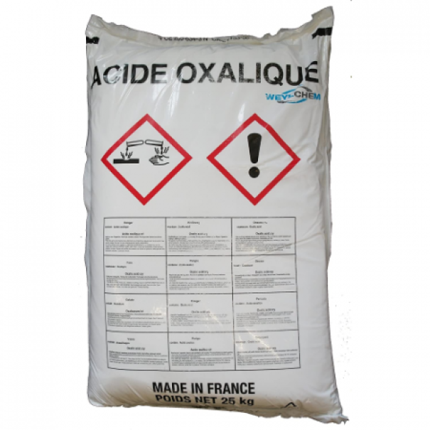 Sacco di acido ossalico puro 25 kg per utilizzo tecnico professionale